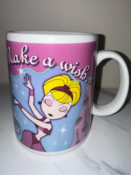 Source Unknown Other - I Dream Of Jeannie Ceramic Mug Barbara Eden Novelty Vintage Nostalgia EUC